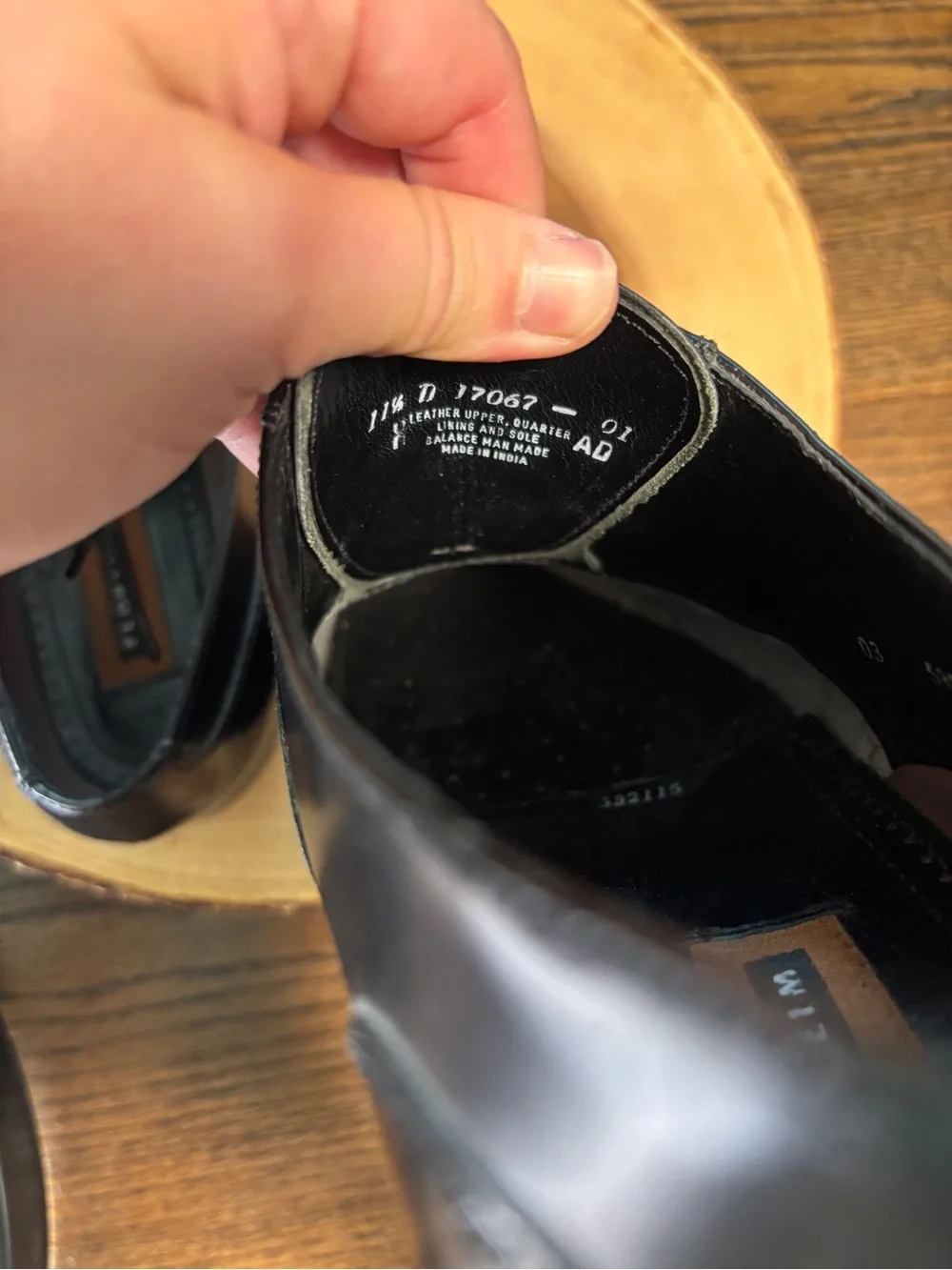 Florsheim polished leather